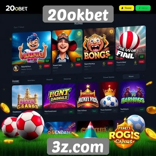 Análise das opções de jogos disponíveis no site 20okbet